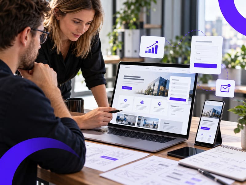 Strona internetowa dla firmy B2B – jak zaprojektować serwis pozyskujący zapytania ofertowe?